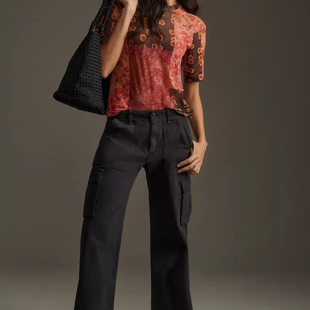 Porridge Mesh Half-Sleeve Top